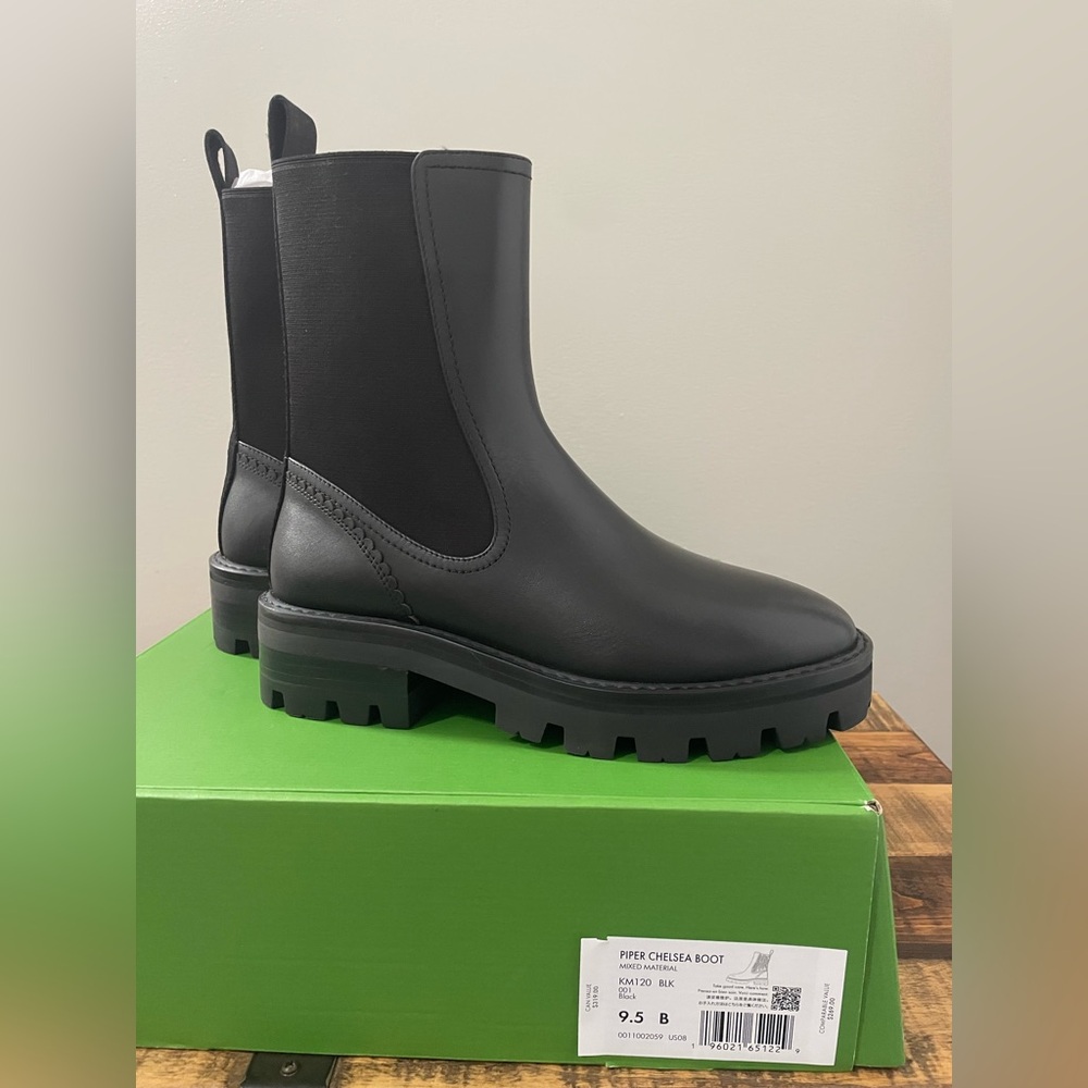 Kate Spade Black Ankle Boots: brand new/never worn.